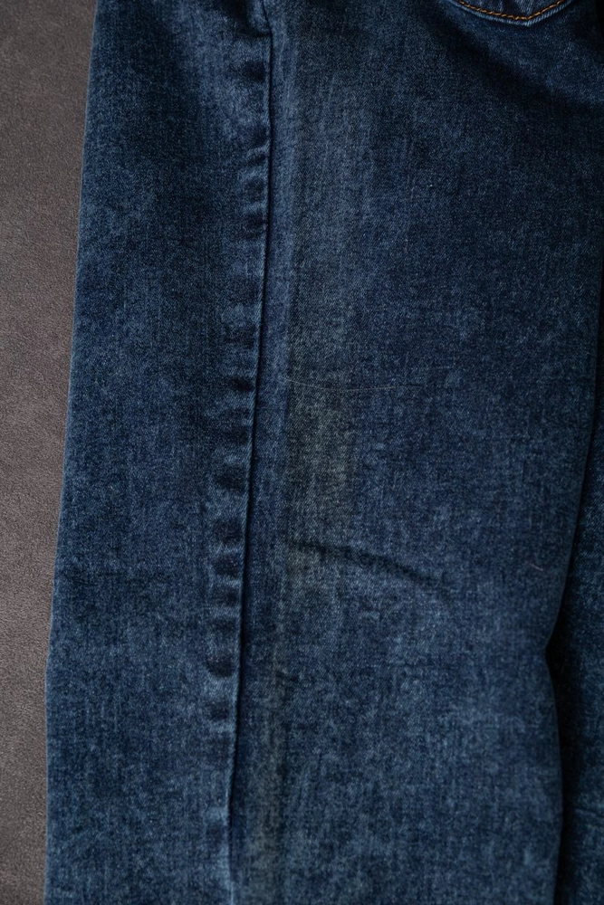 Купить Джинсы женские однотонные Skinny  -уценка, цвет синий, 244R1268-U - Фото №6