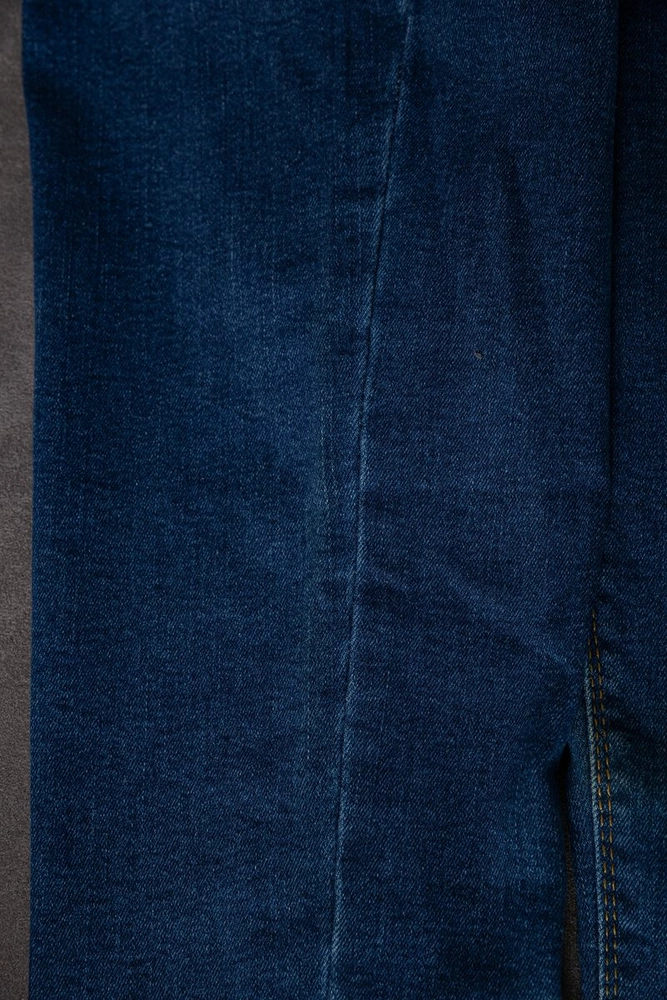 Купити Джинси жіночі однотонні Skinny  -уцінка, колір синій, 244R2001-B-U - Фото №6