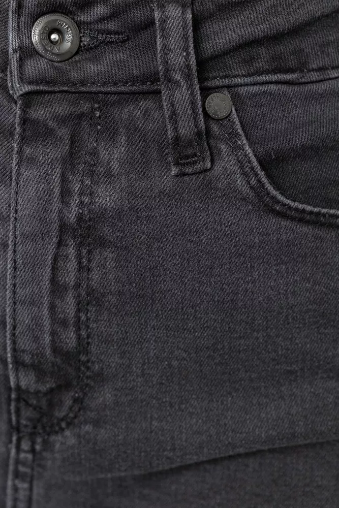 Купити Джинси жіночі skinny, колір темно-сірий, 186R0029 - Фото №5
