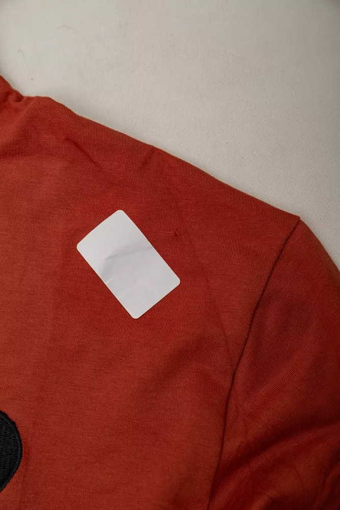 Купити Спортивний костюм жіночий двонитка  -уцінка, колір теракотовий, 214R1419-004-U-16 - Фото №7