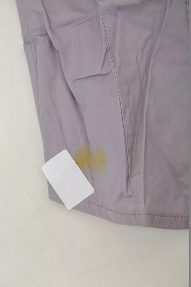 Купить Рубашка женская однотонная  -уценка, цвет серый, 230R068-1-U-293 оптом - Фото №7