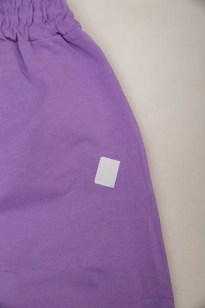 Купити Спортивний костюм жіночий двонитка  -уцінка, колір бузковий, 214R1419-001-U-24 - Фото №7