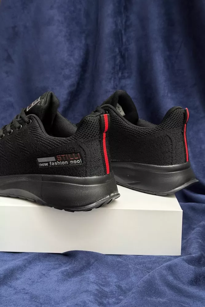 Купить Кроссовки мужские демисезонные, цвет черный, 248RH267 - Фото №4