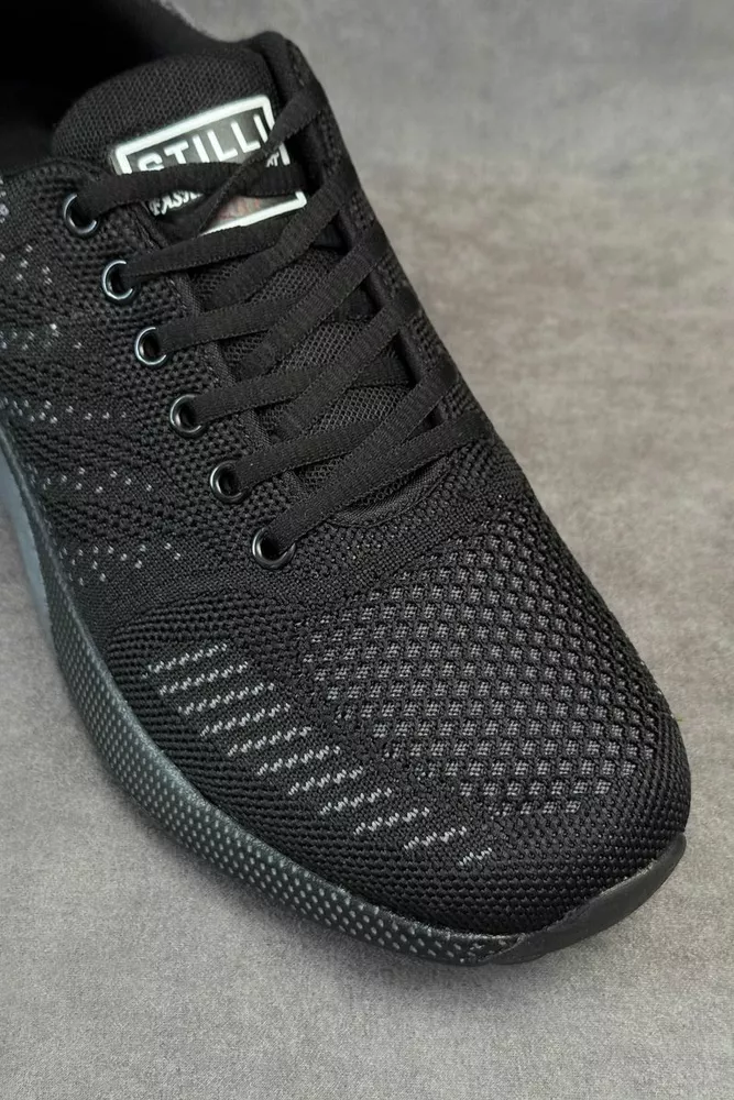 Купить Кроссовки мужские демисезонные, цвет черно-серый, 248RH267 - Фото №2