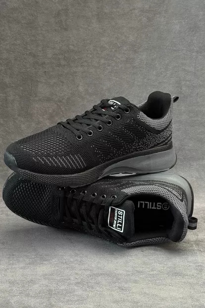 Кроссовки мужские демисезонные, цвет черно-серый, 248RH267