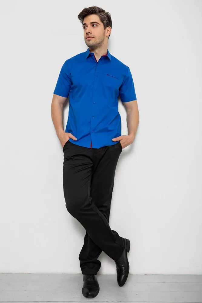 Купить Рубашка мужская  -уценка, цвет электрик, 214R7325-U-3 - Фото №2