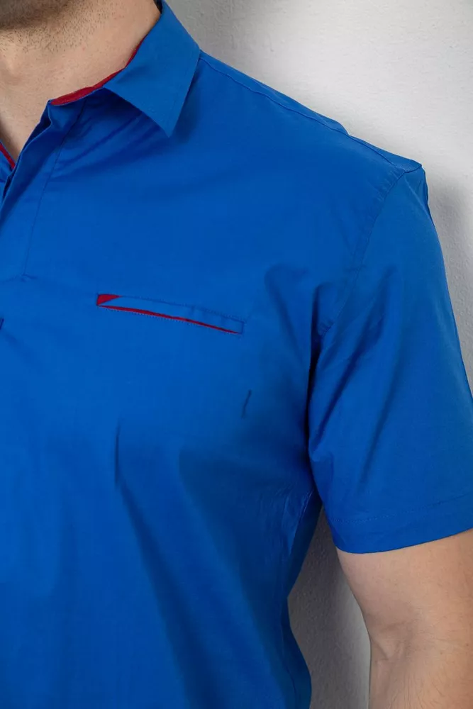 Купить Рубашка мужская  -уценка, цвет электрик, 214R7325-U-3 - Фото №5