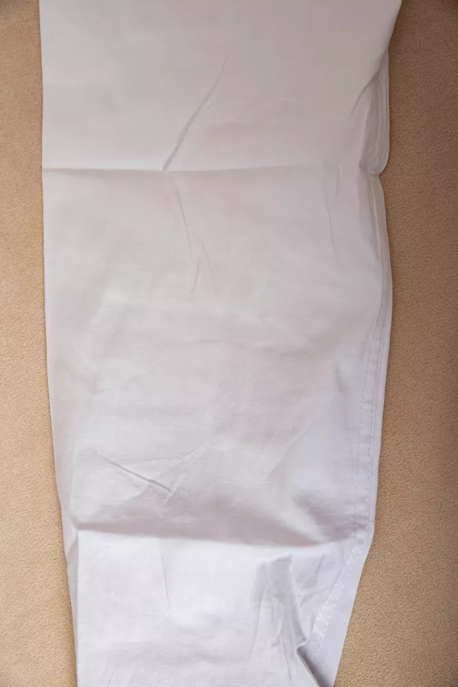 Купить Рубашка мужская однотонная  -уценка, цвет белый, 186R2033-U-7 оптом - Фото №6