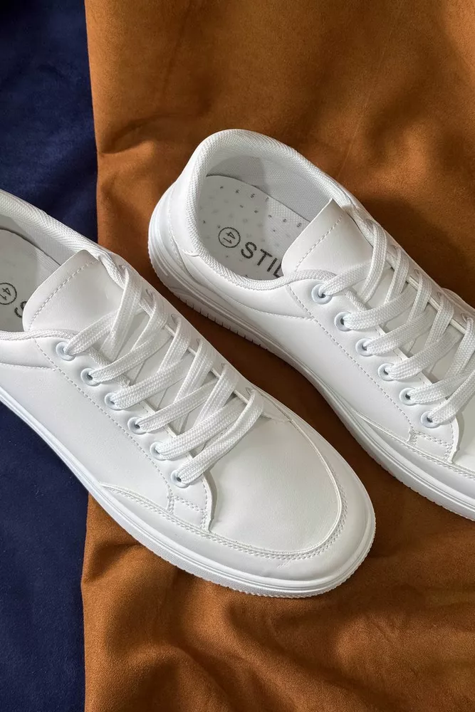 Купити Кеди чоловічі, колір білий, 248RR190 - Фото №2