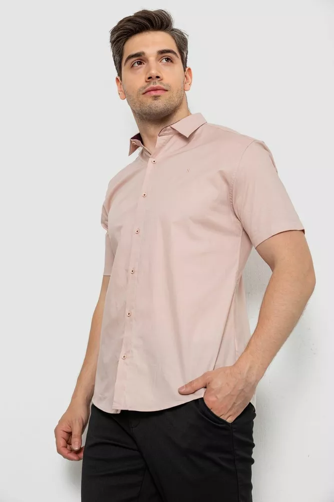 Купити Сорочка чоловіча  -уцінка, колір бежевий, 214R7327-U - Фото №3