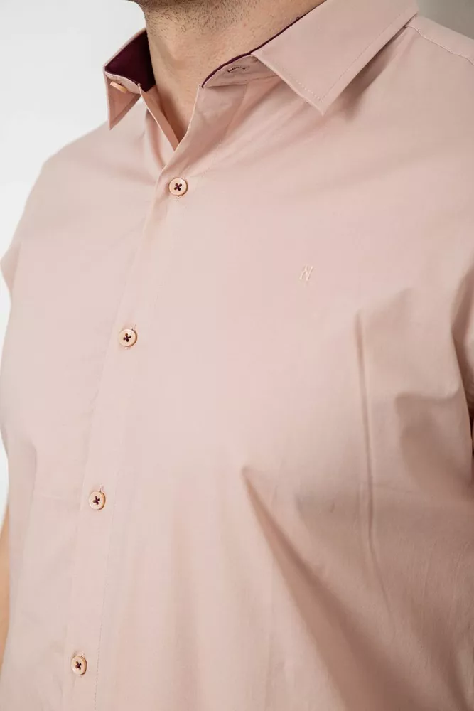 Купити Сорочка чоловіча  -уцінка, колір бежевий, 214R7327-U - Фото №5