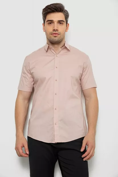 Сорочка чоловіча  -уцінка, колір бежевий, 214R7327-U