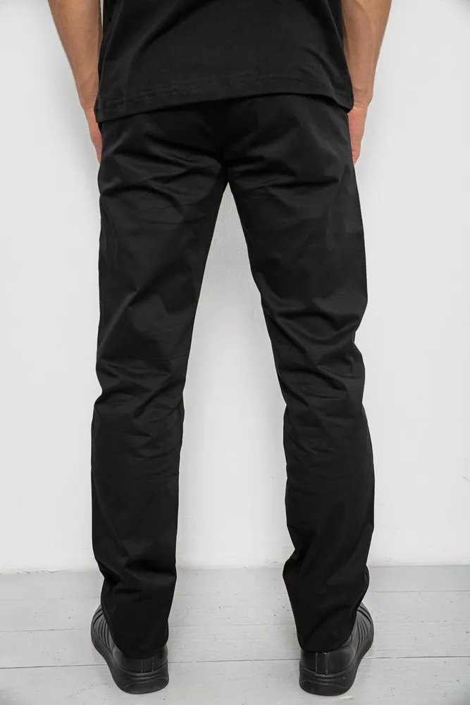 Купить Брюки мужские классические, цвет черный, 243RXK39-2 оптом - Фото №4