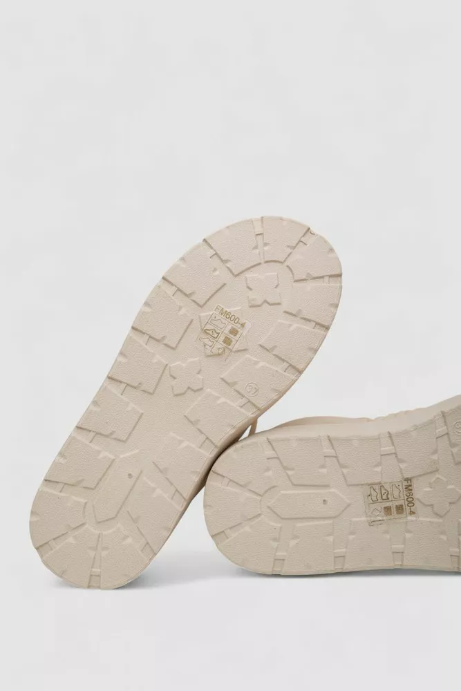 Купити Дутики жіночі зимові на хутрі  -уцінка, колір світло-бежевий, 248RFM600-U - Фото №5