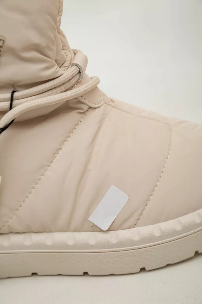 Купити Дутики жіночі зимові на хутрі  -уцінка, колір світло-бежевий, 248RFM600-U - Фото №7