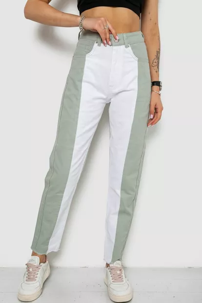 Джинсы женские  -уценка, цвет оливковый, 182R1935S21-U-1