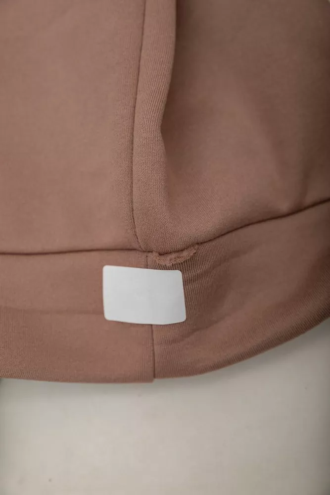 Купить Спортивный костюм женский на флисе  -уценка, цвет темно-бежевый, 257R85-U-9 - Фото №7