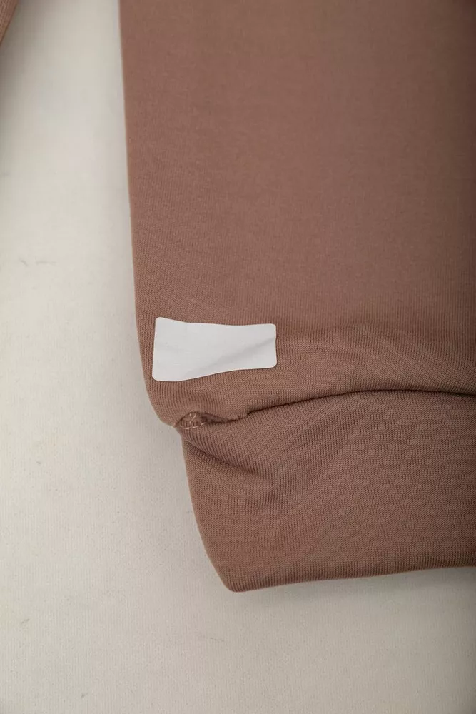 Купить Спортивный костюм женский на флисе  -уценка, цвет темно-бежевый, 257R85-U-11 - Фото №7