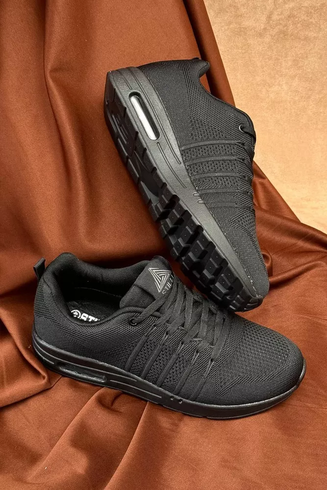 Купить Кроссовки мужские демисезонные, цвет черный, 248RH295 - Фото №1