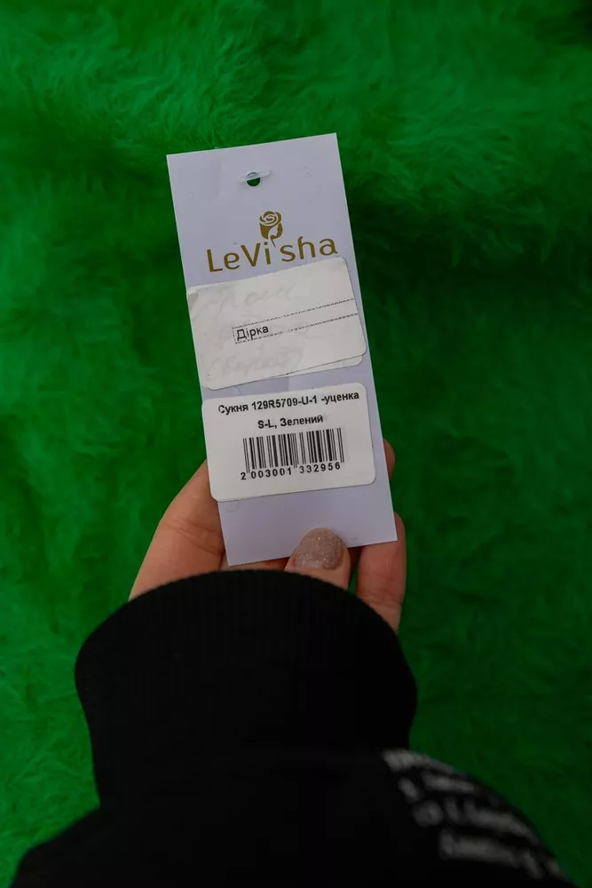 Купити Сукня-гольф трава  -уцінка, колір зелений, 129R5709-U-1 - Фото №7