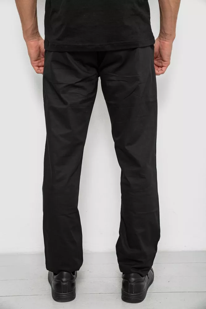 Купить Брюки мужские классические, цвет черный, 243RY351-1 - Фото №4