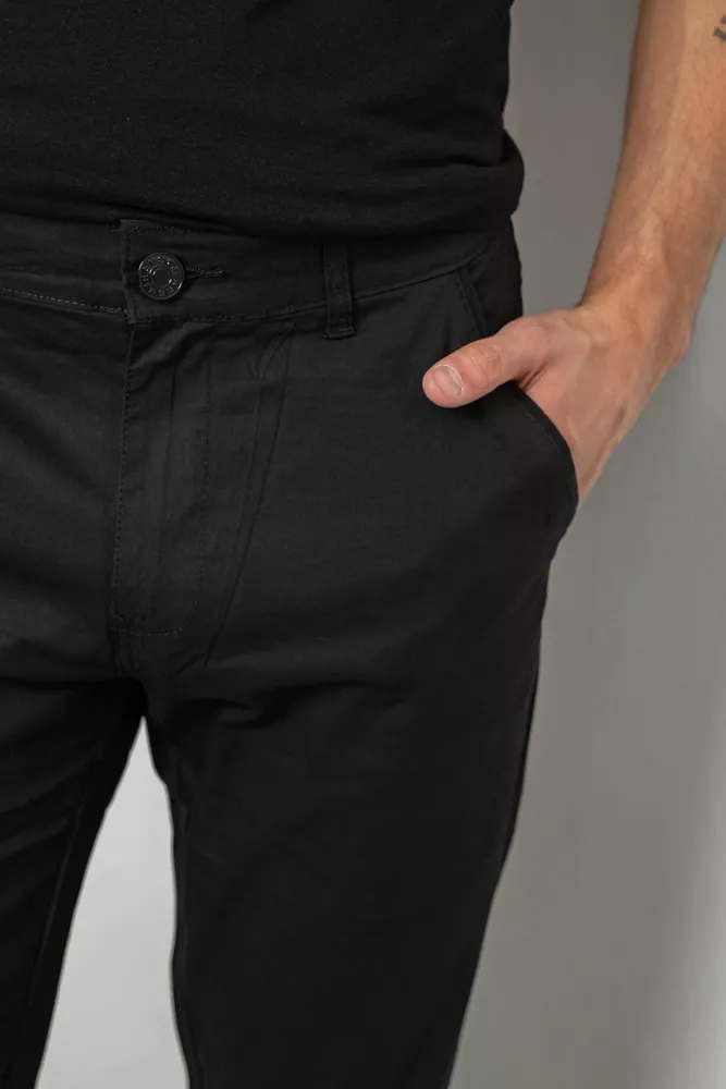 Купить Брюки мужские классические, цвет черный, 243RY351-1 - Фото №5