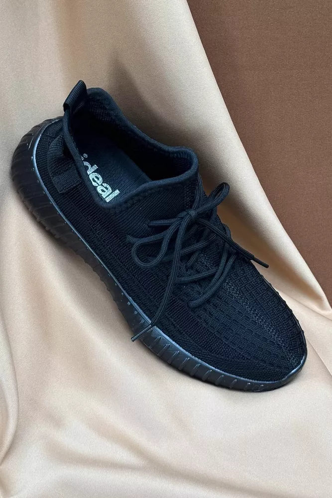 Купити Кросівки чоловічі текстиль, колір чорний, 243RT66 оптом - Фото №3