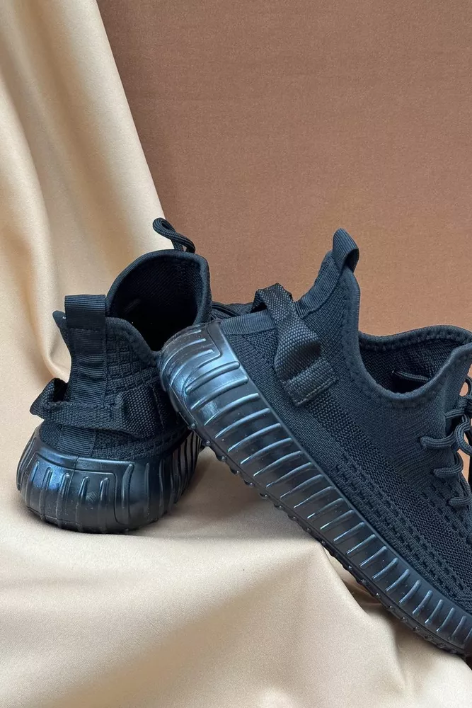 Купити Кросівки чоловічі текстиль, колір чорний, 243RT66 оптом - Фото №4