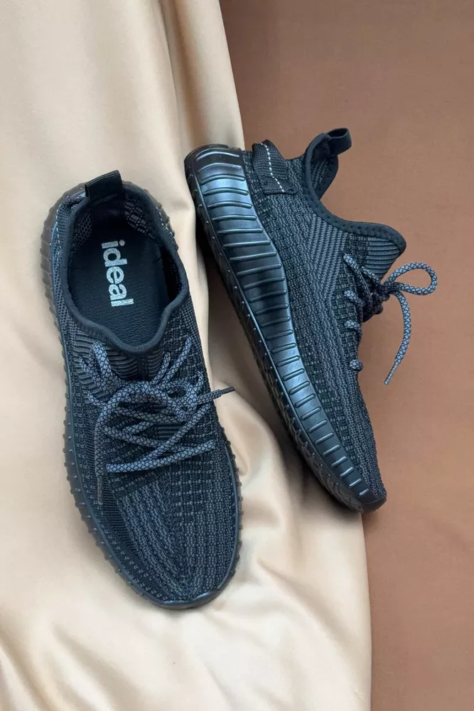 Купити Кросівки чоловічі текстиль, колір чорно-сірий, 243RT66 оптом - Фото №3