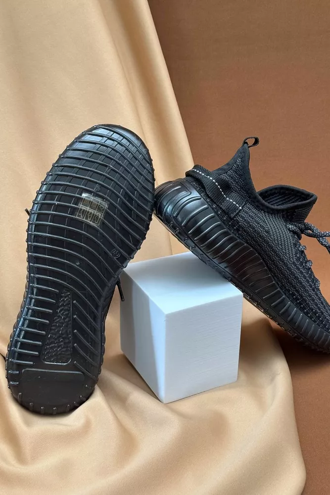 Купити Кросівки чоловічі текстиль, колір чорно-сірий, 243RT66 оптом - Фото №5