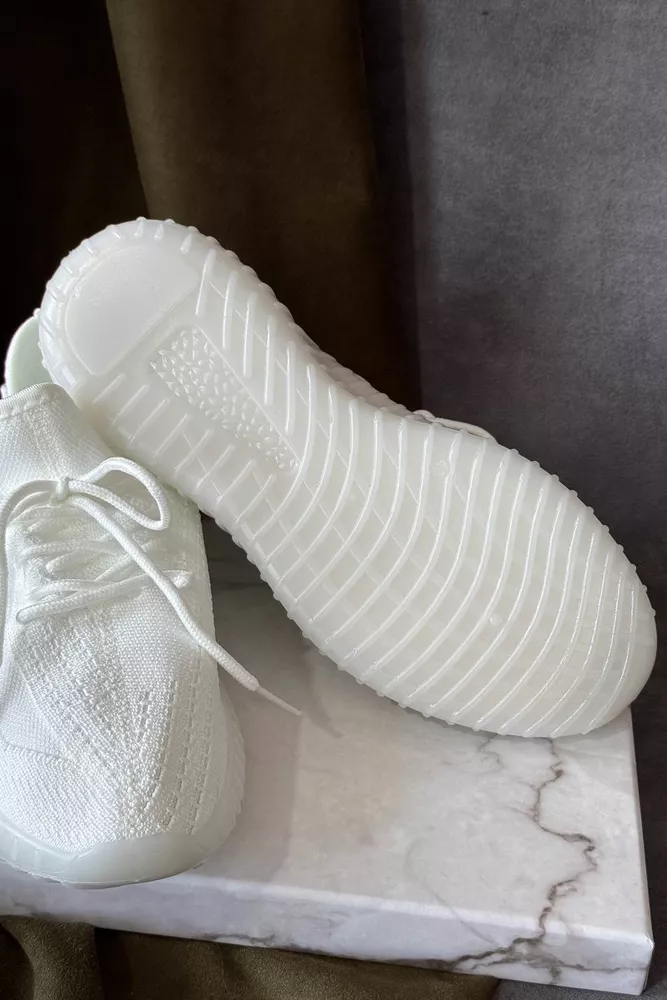 Купити Кросівки чоловічі текстиль, колір білий, 243RT66 оптом - Фото №5