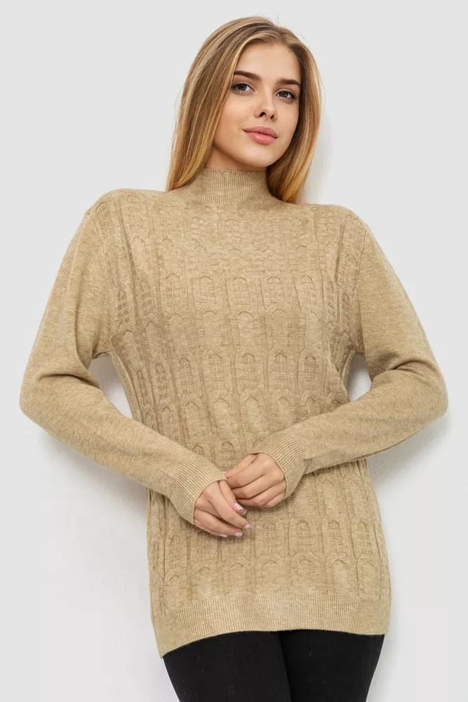 Купити Светр жіночий, колір оливковий, 221R20PCS4 - Фото №1