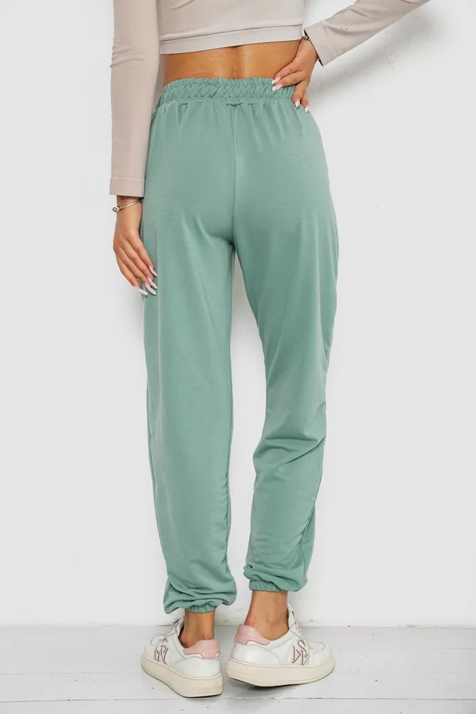 Купити Спортивні штани жіночі  -уцінка, колір оливковий, 238R347-1-U-1 - Фото №4