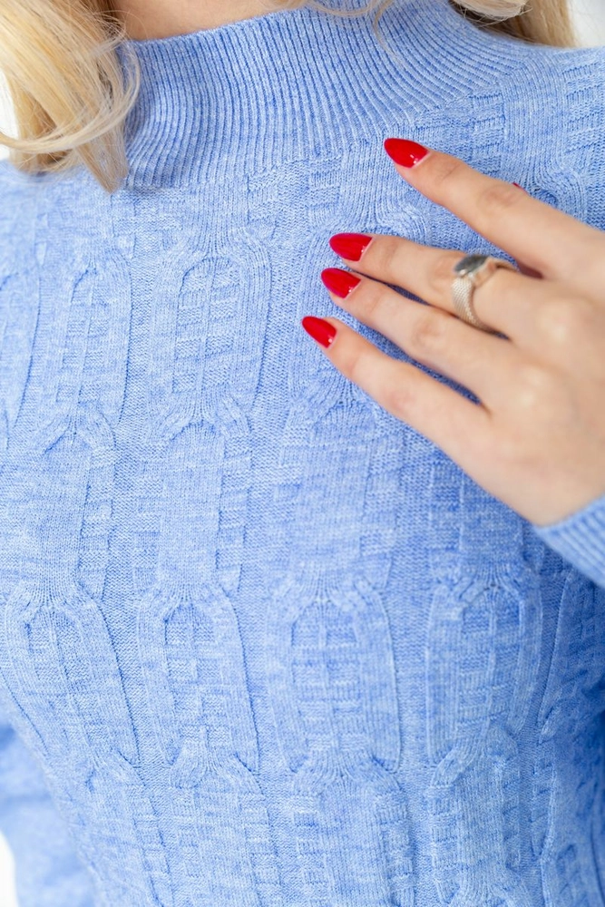Купити Светр жіночий, колір блакитний, 221R20PCS4 - Фото №5