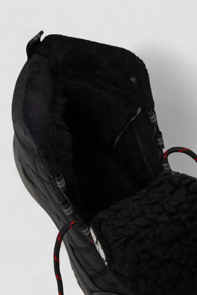 Купити Кросівки жіночі зимові на хутрі, колір чорно-червоний, 248RH880 - Фото №6