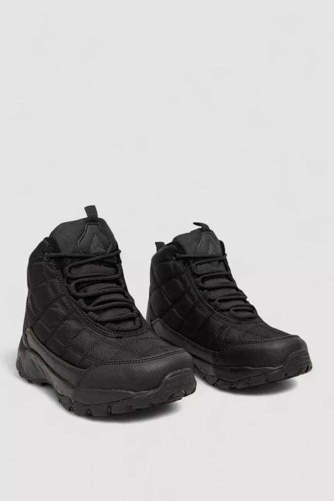 Купити Кросівки жіночі зимові на хутрі, колір чорний, 248RH880 - Фото №3