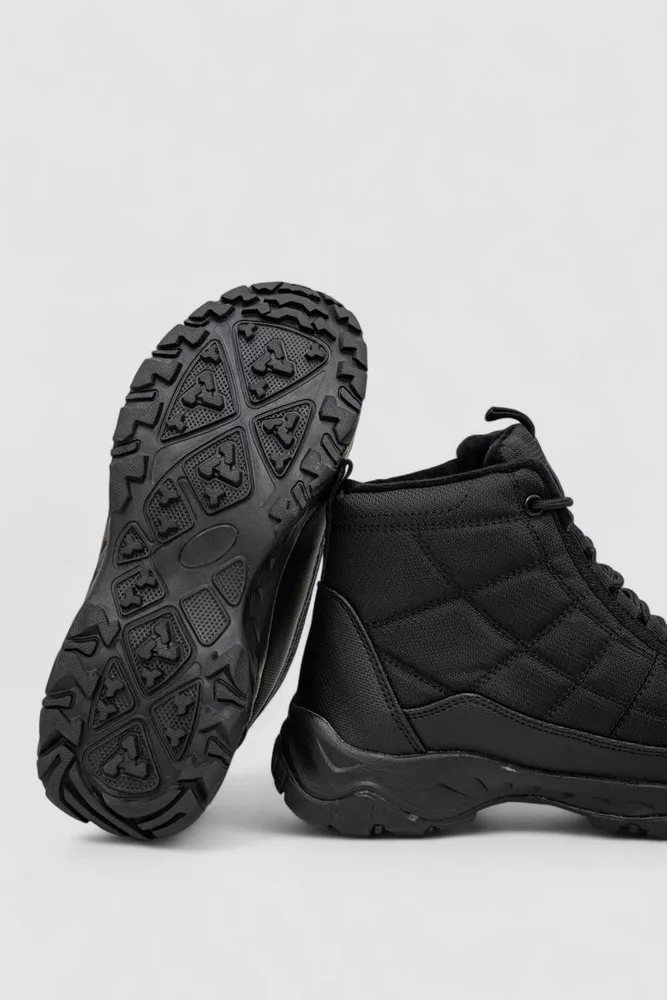 Купити Кросівки жіночі зимові на хутрі, колір чорний, 248RH880 - Фото №5