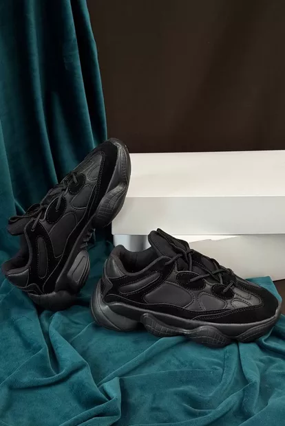 Кроссовки женские, цвет черный, 248RST191