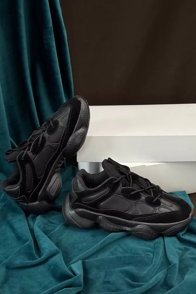 Купить Кроссовки женские, цвет черный, 248RST191 - Фото №1