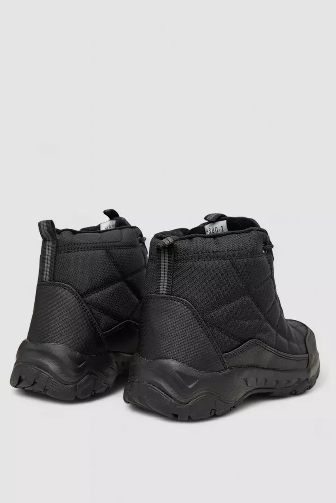 Купить Кроссовки женские зимние на меху, цвет черно-серый, 248RH880 - Фото №4