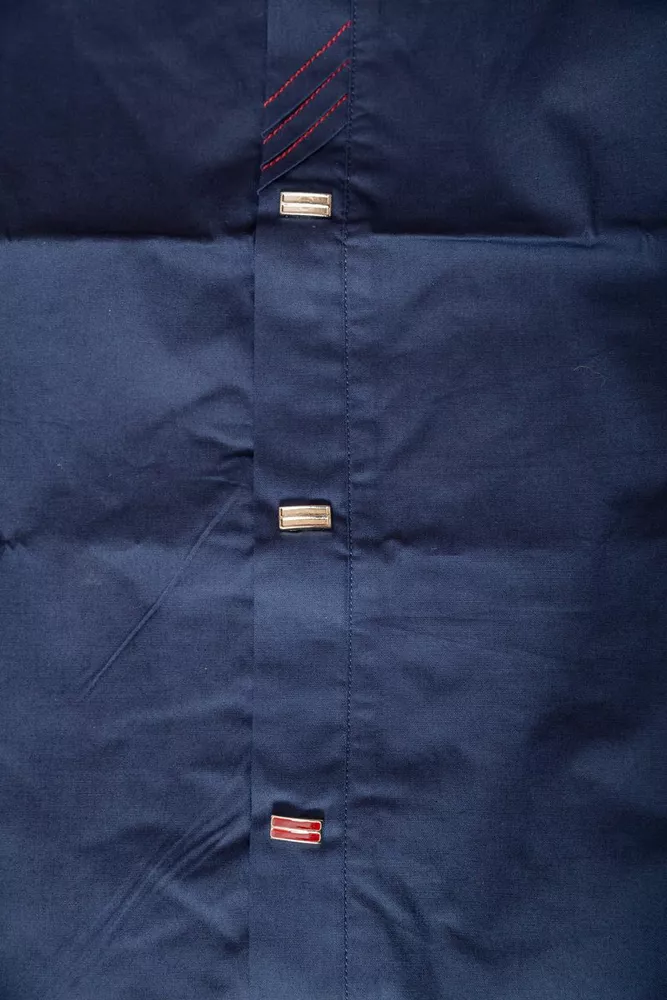 Купити Сорочка чоловіча однотонна  -уцінка, колір темно-синій, 214R7005-U-6 оптом - Фото №6