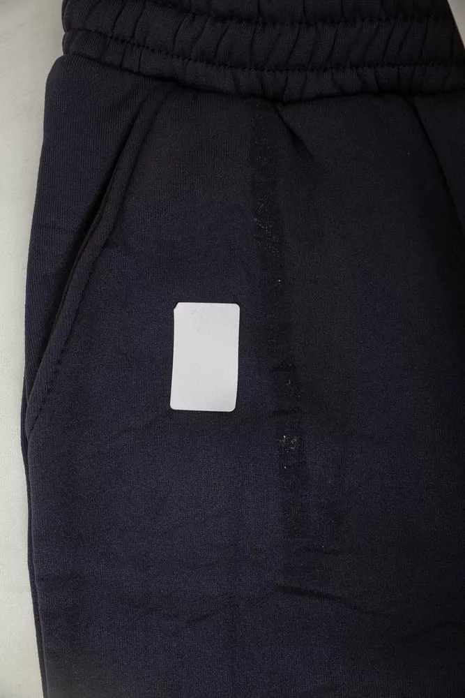 Купити Спортивні штани жіночі на флісі  -уцінка, колір темно-синій, 238R57012-U-3 - Фото №6