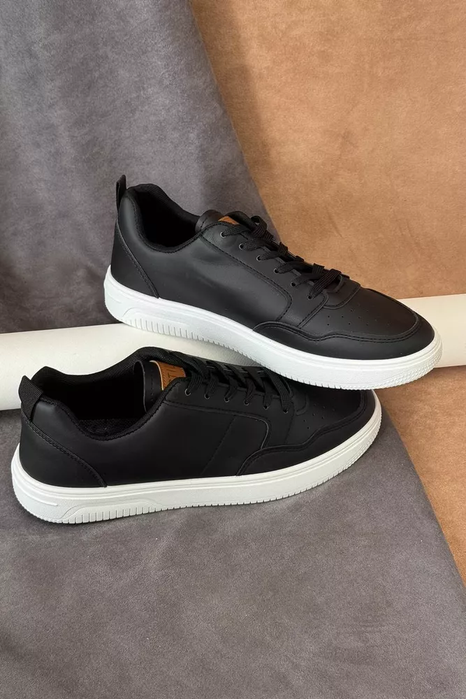 Купить Кеды мужские демисезонные, цвет черно-белый, 248RR153 - Фото №2