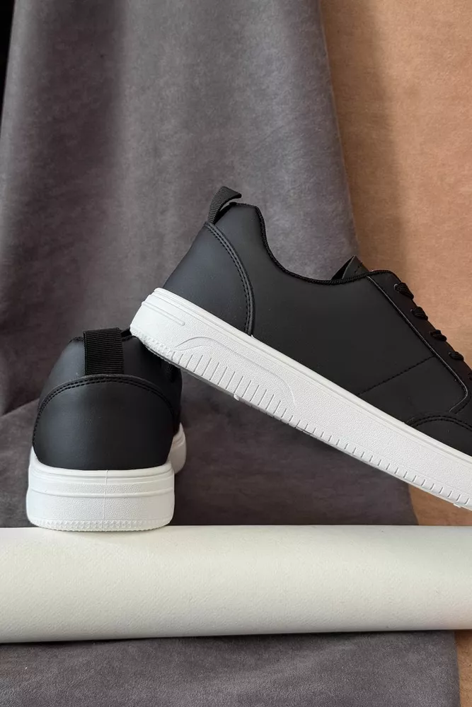 Купить Кеды мужские демисезонные, цвет черно-белый, 248RR153 - Фото №4