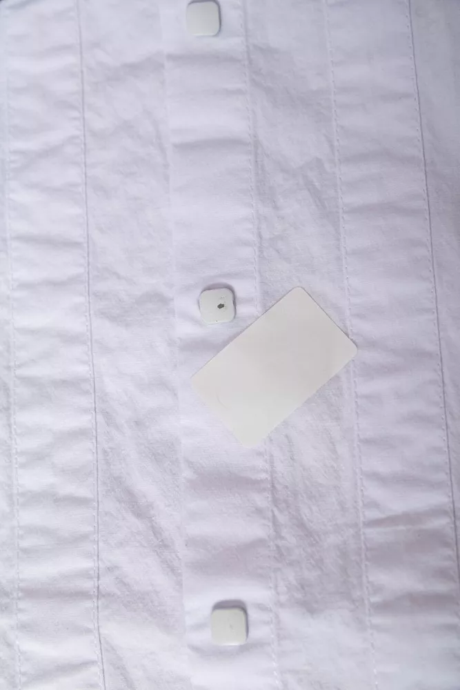 Купить Рубашка мужская однотонная  -уценка, цвет белый, 186R2033-U-8 оптом - Фото №6