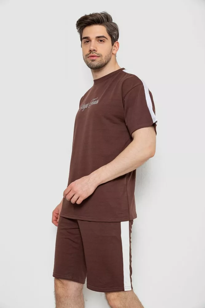 Купить Костюм мужской повседневный, цвет шоколадный, 238R1569 оптом - Фото №3