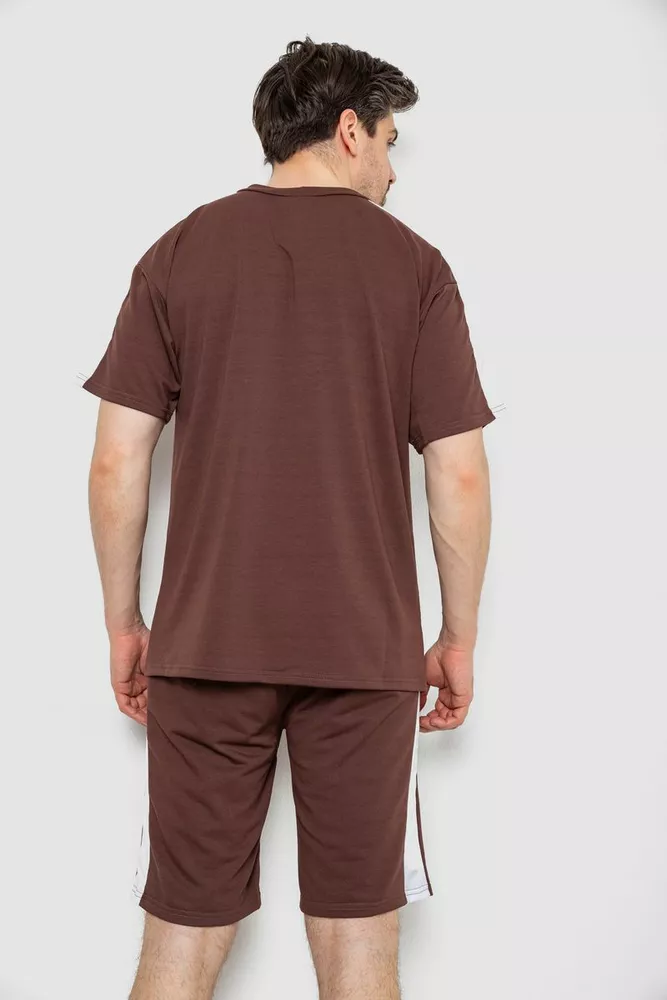 Купить Костюм мужской повседневный, цвет шоколадный, 238R1569 оптом - Фото №4