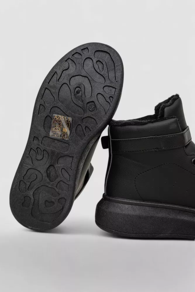 Купить Ботинки женские зимние на меху  -уценка, цвет черный, 248RA2251-U - Фото №7