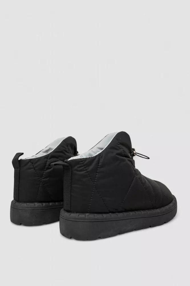 Купити Дутики жіночі зимові на хутрі  -уцінка, колір чорно-сірий, 248RFM400-U-1 - Фото №4