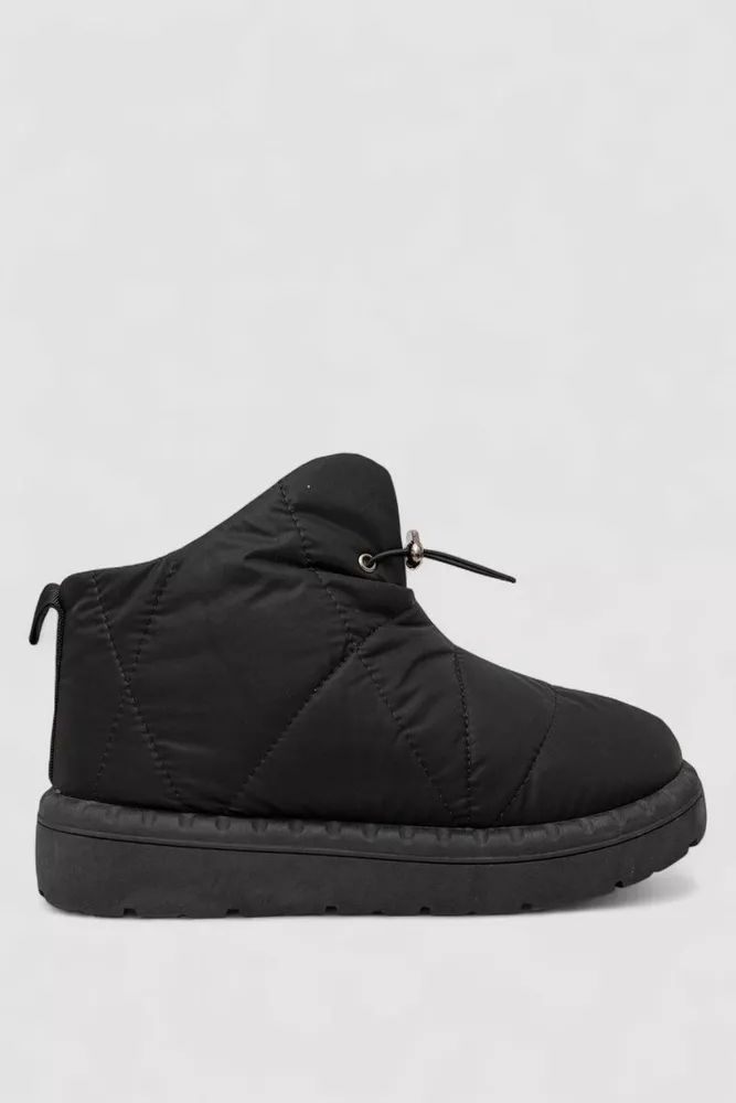 Купити Дутики жіночі зимові на хутрі  -уцінка, колір чорно-сірий, 248RFM400-U-1 - Фото №1